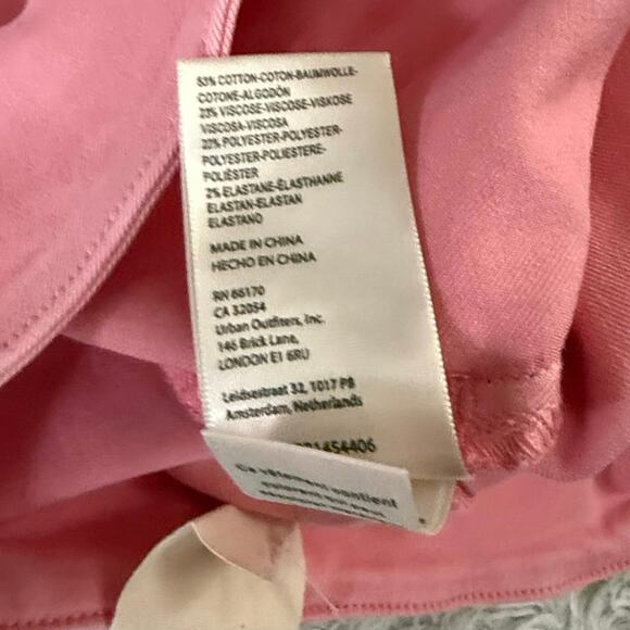 New Free People Venice Beach High Rise Flare Women's 29 Peony Pink (Read Note) - Picture 8 of 11